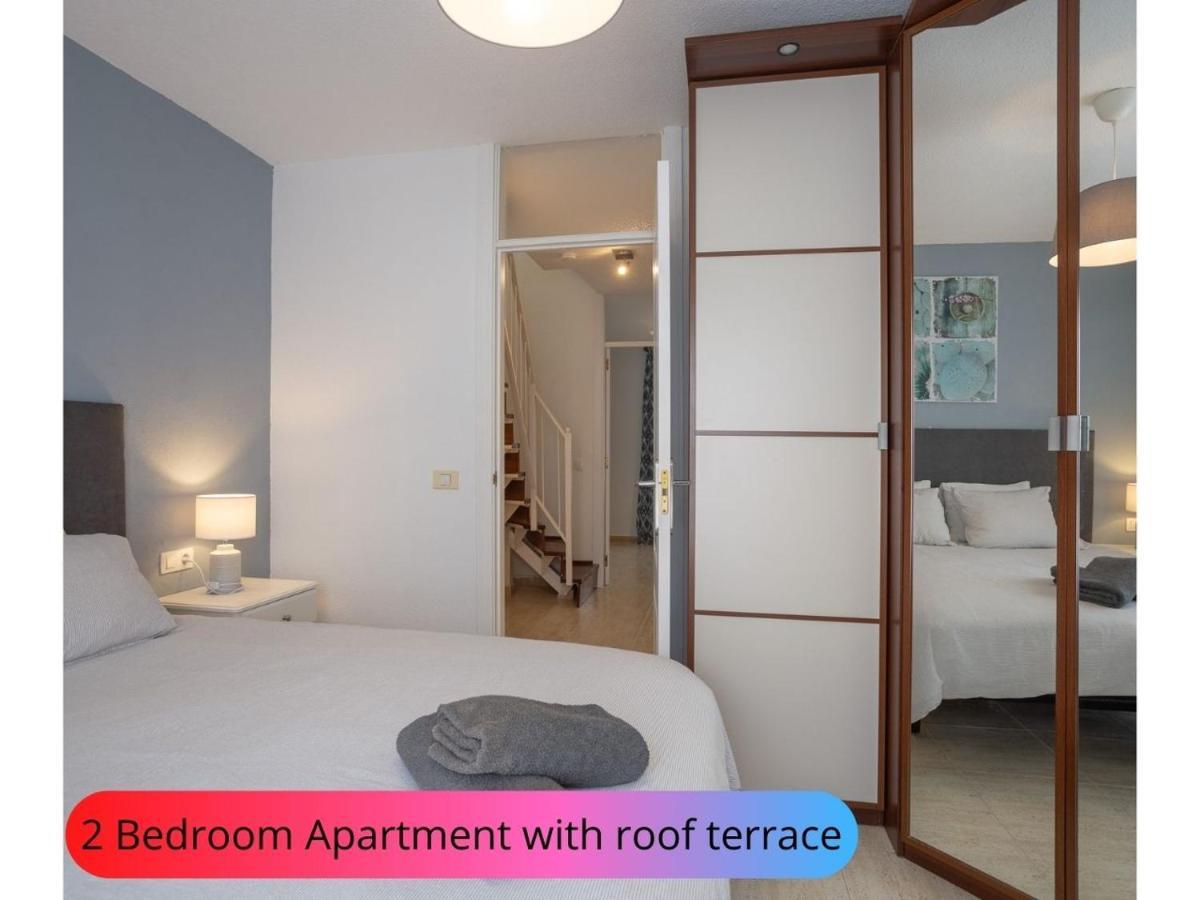Desirable Rooftop Terrace , 2 Bedroom Apartment With Wifi In Costa Adeje Callao Salvaje Exterior photo
