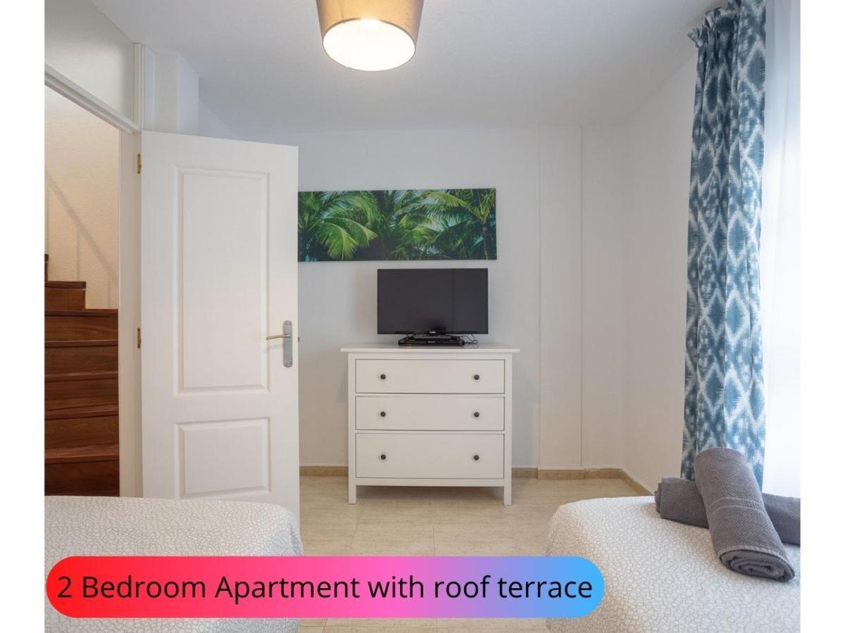 Desirable Rooftop Terrace , 2 Bedroom Apartment With Wifi In Costa Adeje Callao Salvaje Exterior photo